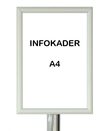 INFORMATIEHOUDERS IN ALU MET KLEM