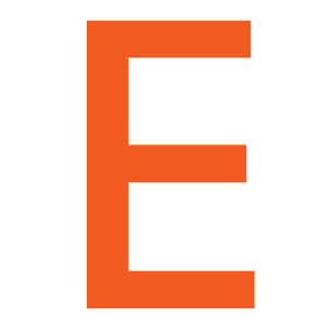 LETTER E PERMALEAN PERMAROUTE