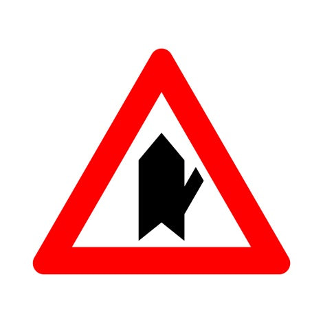 B15e VOORRANG OP KRUISENDE ZIJWEG RECHTS