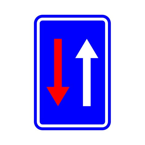 B21 SMALLE DOORGANG MET VOORRANG