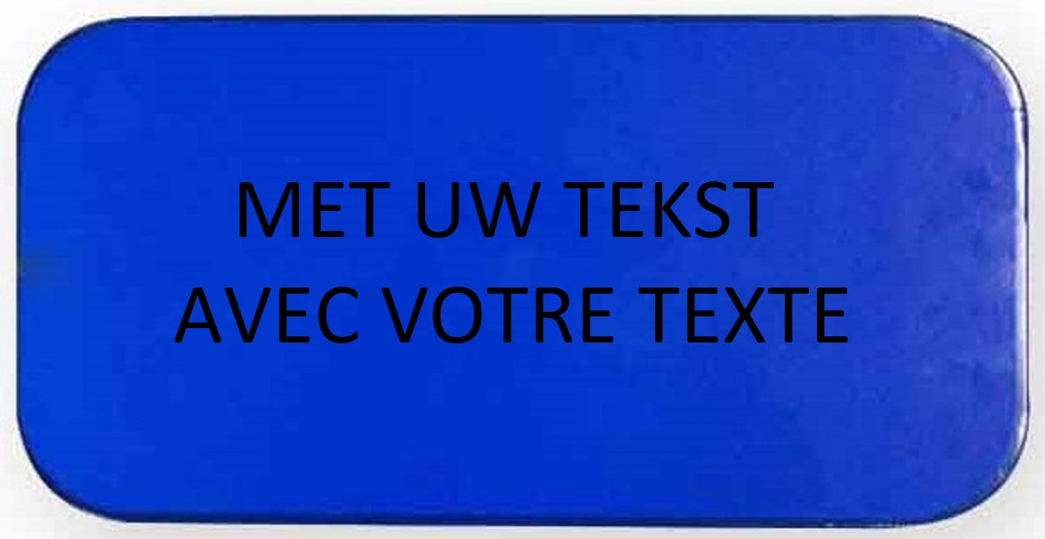 BORDEN BLAUW RECHTHOEKIG BLANCO