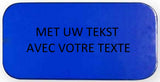 BORDEN BLAUW RECHTHOEKIG BLANCO