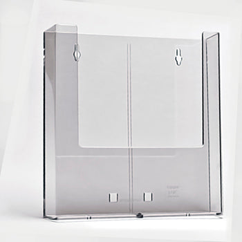 BROCHUREHOUDER TAFEL/MUURMODEL A4