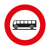 C22 VERBODEN TOEGANG VOOR AUTOCARS