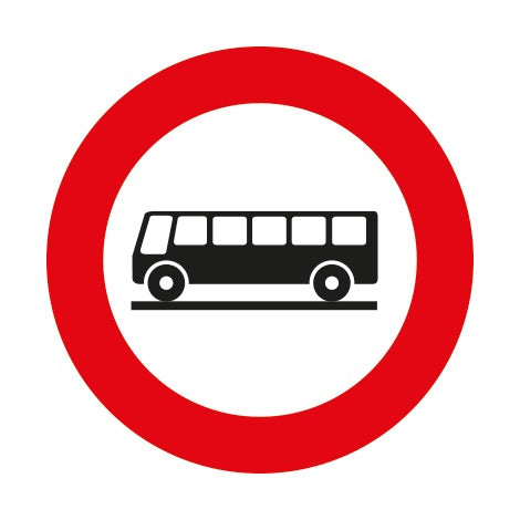 C22 VERBODEN TOEGANG VOOR AUTOCARS