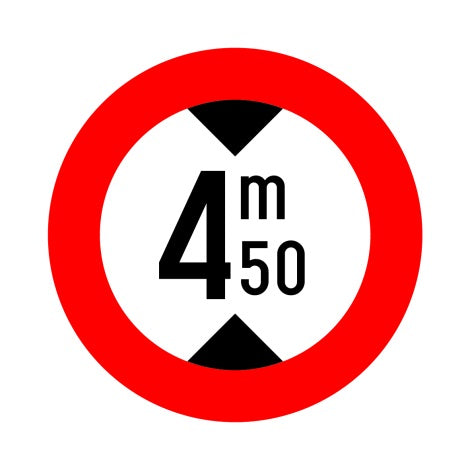 C29 VERBODEN VOOR VOERTUIGEN HOGER DAN