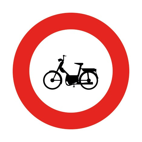 C9 VERBODEN VOOR BROMFIETSEN