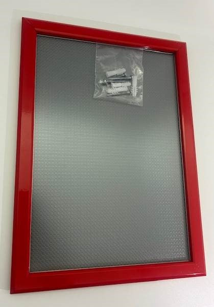 CADRE CLIC-CLAC ROUGE RAL 3020
