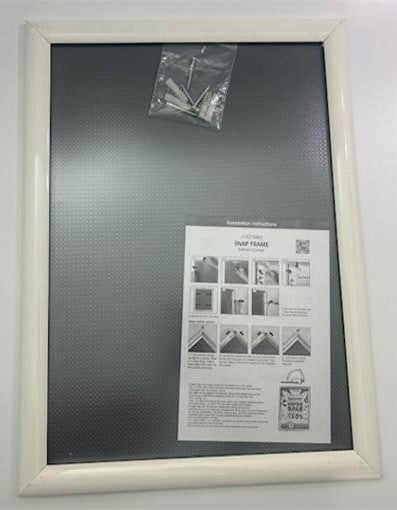 KLIKKADER 25MM WIT RAL 9010