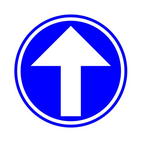 D1abcd OBLIG.SUIVRE DIRECTION PAR FLECHE