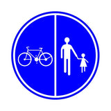 D9a GERESERVEERD VOETGANGERS & FIETSERS