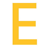 LETTER E PERMALEAN PERMAROUTE