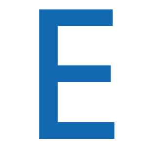 LETTER E PERMALEAN PERMAROUTE