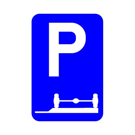 E9e VERPLICHT PARKEREN OP BERM...