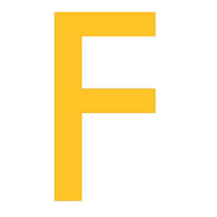 LETTER F PERMALEAN PERMAROUTE
