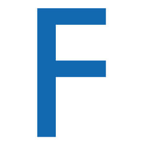 LETTER F PERMALEAN PERMAROUTE