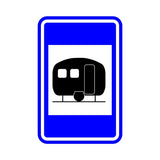 F73 AANKONDIGING CARAVANTERREIN