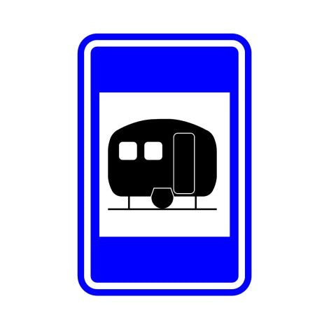 F73 AANKONDIGING CARAVANTERREIN