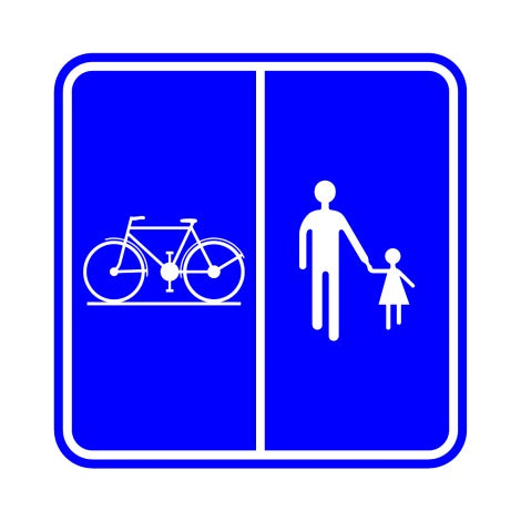 F99b PAD GERESERV. VOETGANG. FIETSERS...