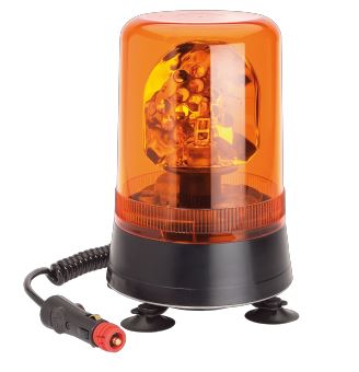 FEUX GYROPHARES MAGN.+VENTOUSE 12 & 24V