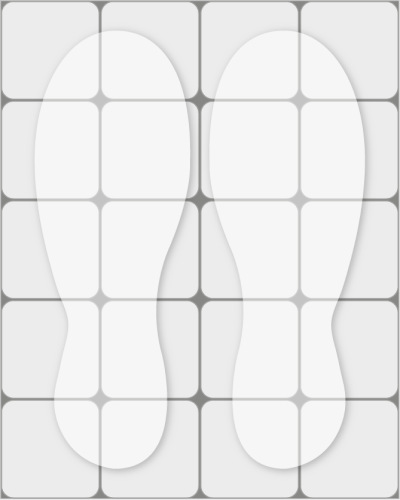 AQUA-SAFE, PIEDS ANTIDÉRAPANTS