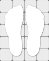 AQUA-SAFE, PIEDS ANTIDÉRAPANTS