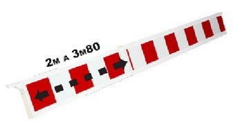 TELESCOPISCHE AFBAKENING ROOD/WIT