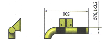 CRASH STOP MODULAIRE WANDBESCHERMING