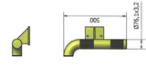 CRASH STOP MODULAIRE WANDBESCHERMING