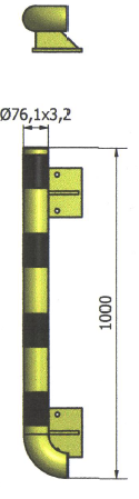 CRASH STOP MODULAIRE WANDBESCHERMING