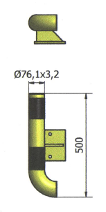CRASH STOP MODULAIRE WANDBESCHERMING