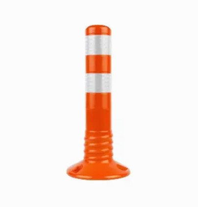 POTEAUX FLEXIBLES ORANGE/BLANC