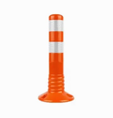 POTEAUX FLEXIBLES ORANGE/BLANC