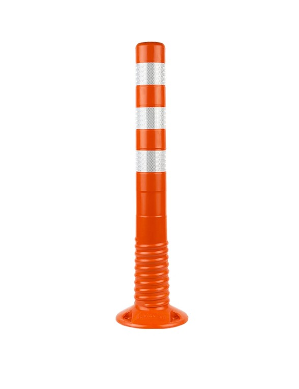 POTEAUX FLEXIBLES ORANGE/BLANC