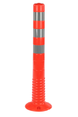 POTEAUX FLEXIBLES ORANGE/BLANC