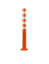 POTEAUX FLEXIBLES ORANGE/BLANC