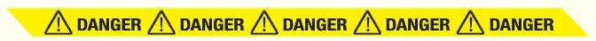 RUBAN DE BALISAGE, DANGER