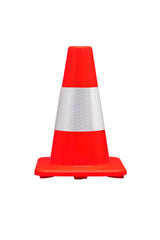 CÔNE PVC ROUGE/BLANC CLASSE II