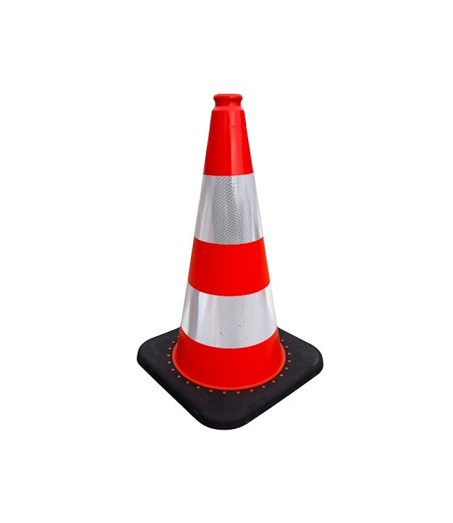 KEGEL PVC VERZWAARD ROOD/WIT KLASSE II