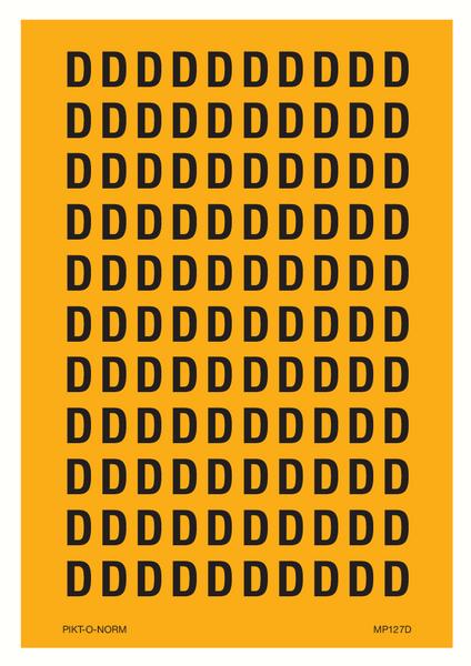 LETTER D OP VEL