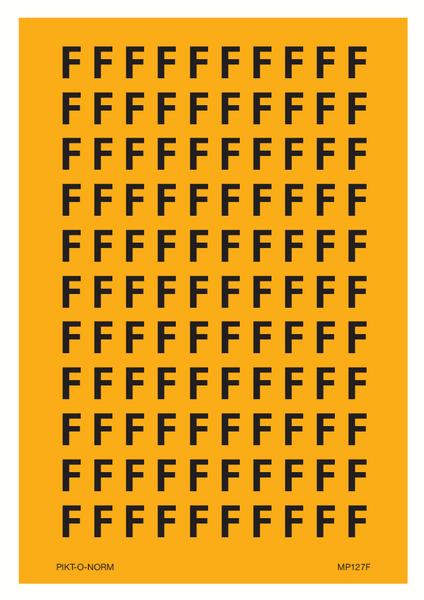 LETTRE F SUR FEUILLE
