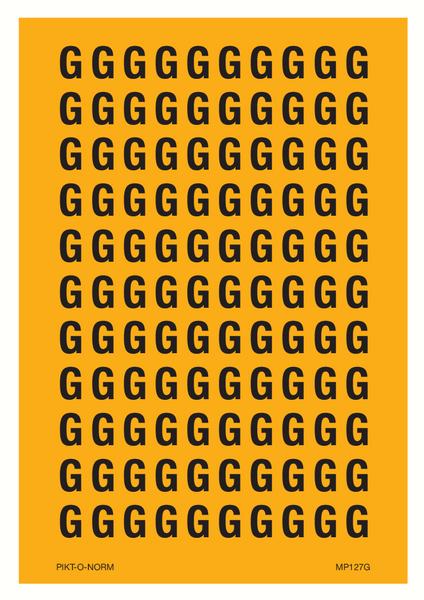 LETTER G OP VEL