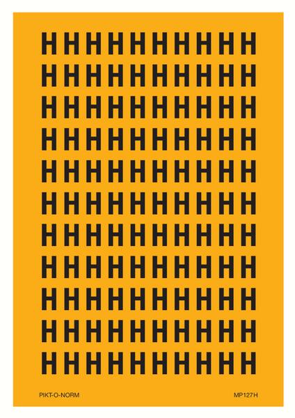 LETTER H OP VEL