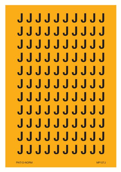 LETTER J OP VEL