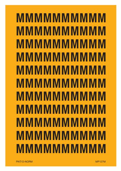 LETTRE M SUR FEUILLE