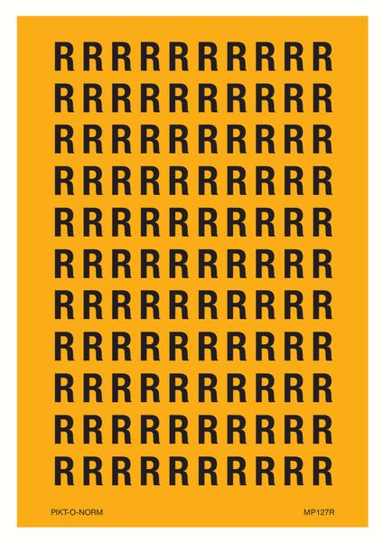 LETTER R OP VEL