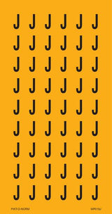 LETTER J OP VEL