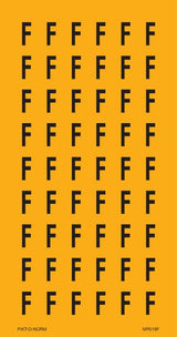 LETTRE F SUR FEUILLE