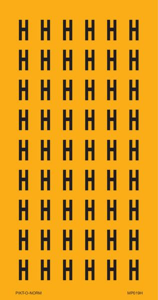 LETTER H OP VEL