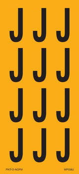 LETTER J OP VEL